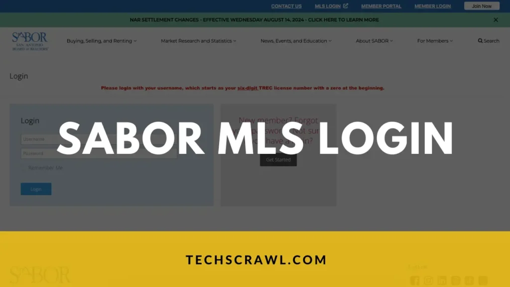 Sabor MLS Login